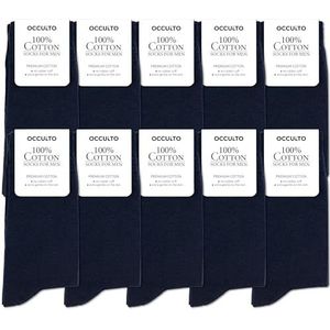 Occulto - Ingo - Sokken - Marine - 100% Katoen - 10 Paar