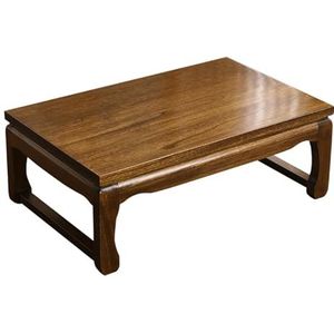 HRTLSS Japanse vloertafel, tatami salontafel, eenvoudige houten kleine vierkante tafel, voor woonkamer, receptieruimtes, tatami