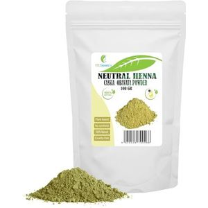 Cassia Obovata-poeder (Neutrale henna, cassiapoeder) - 100 gr - Heeft conditioner en balancerende eigenschappen voor de hoofdhuid, geeft kracht en glans, verbetert het uiterlijk van het haar.