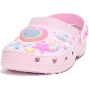 Skechers Meisje Heart Charmer-Girly Land houten schoen, Link Pink Veelkleurig, 5 Big Kid