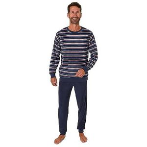 NORMANN - Herenpyjama - Rood - Lange Mouwen - Badstof