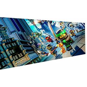 Magic Canvas Art - Foto's The LEGO Ninjago Movie Video Game Canvas Beeld 1-delig Hoogwaardige Kunstdruk Moderne Muurschilderingen Wanddecoratie Design Muurfoto, Grootte: 100 x 50 cm