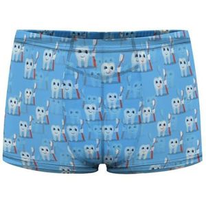 Tanden Karakters Kids Heren Boxer Slips Sexy Shorts Mesh Boxers Ondergoed Ademend Onderbroek Thong