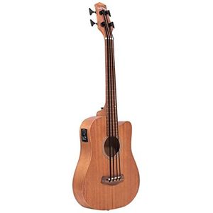 Fretloze bassen zijn cool, maar een fretloze Microbass is cooler! Met een gewone basgitaar val je erg uit de toon naast een banjo en een mandoline, dus Gold Tone dacht dat je wel een M-BASS/FL kon gebruiken. Inclusief gigbag.