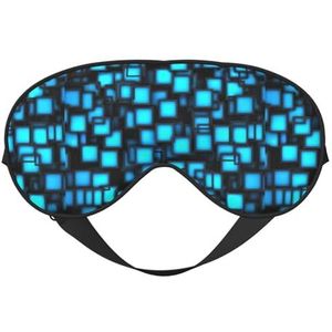 Cool Achtergronden Afdrukken All-Occasion Sleep Oogmasker met Dubbele Zijden Verstelbare Riem Perfect voor Shifts & Reizen