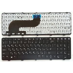 US/RU voor HP voor Probook 650 G1 655 Toetsenbord met frame Geen aanwijzer 738697-001(Black RU)