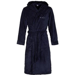 Di Vadini Florence Badjas voor heren, uniseks, met capuchon, ochtendjas, pluizig, nachtkleding van luxe microvezel, Öko-Tex Standard 100, Kimono met kleur en maten naar keuze XXS - 5XL