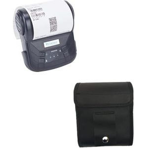 Handbediende slimme inkjetprinter, DC 5V USB 3 ""80mm Mini Draadloze Thermische Bonprinter Draagbare Bluetooth Printer Ondersteuning PC Printer papier Impresora voor Code Date Label-industrie(Add Case-