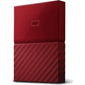 Western Digital Wdbs4B0020Brd-Wesn My Passport 2 Tb Draagbare Hdd Rood Dun