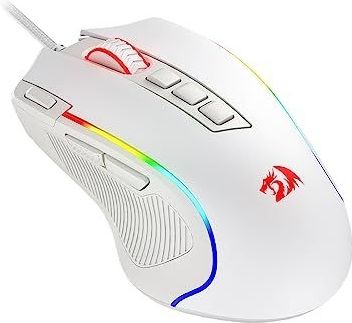 Redragon M612 Predator - Gamingmuis - Wit - 8000 DPI - Bedrade Optische Muis met 11 Programmeerbare Knoppen
