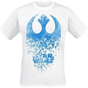T-Shirt (Unisex-L) Jedi Badge Explosion (White)