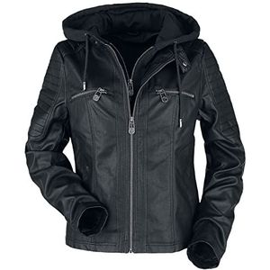 Black Premium by EMP Road Tripping Kunstlederen jas zwart XL