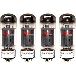 De buis 5881A vervangt 6L6 6L6GC 6L6WGC 6P3S 6L6WGB 5881WXT ondersteunt vier wegen (4 stuks Matched Quad)