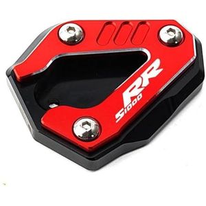 Voor Bmw S1000 Rr S1000RR S 1000 Rr 2019-2020 2021 2022 2023 Motorfiets Kickstand Zijstandaard Uitbreiding Vergroten Pad sleutelhanger Uitbreidingsbord (Kleur : Red)