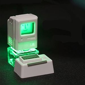 Gepersonaliseerde toetsen voor Esc/Tab-toets, magnetisch en doorschijnend design, geschikt voor de meeste toetsenborden, met name 60% mechanisch gamingtoetsenbord (KEYCAP)