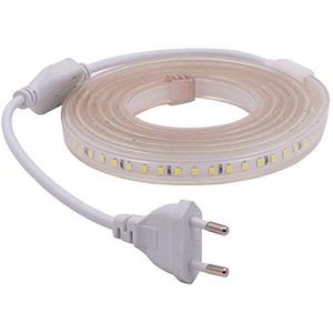 XUNATA LED-strip, 1 m, 220 V, SMD 2835, 120 leds/m, IP67 waterdicht, witte plafondladder, LED-strip, keuken, kabel, LED-verlichting, koudwit