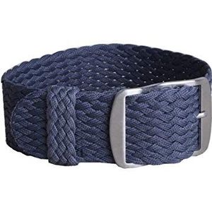 Effen Kleur Perlon Geweven Nylon Horloge Band 16mm 18mm 20mm 22mm Armband Stof Geweven Horloge Band Gesp Riem Zwart Blauw Horlogeband, Grijs, 18mm, riem