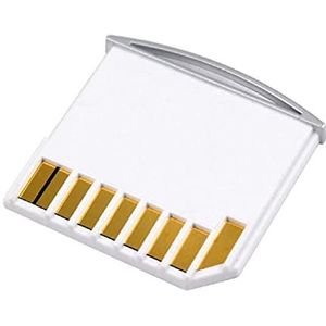 Cablecc Micro SD TF naar SD Card Kit Mini Adapter voor Extra Opslag Air/Pro/Retina Wit Mac EP-063-064-LIJST White * 1PC