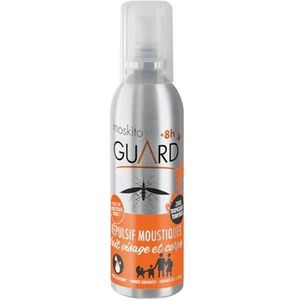 MOSKITO GUARD - Muggenmelk voor gezicht en lichaam - Waterbestendig - Tot 16 uur bescherming bij 2 toepassingen - Effectief tegen tijgermuggen - 75 ml