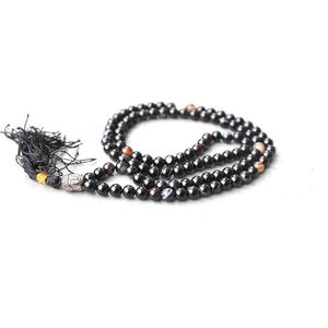 HiJet Suleiman Agaat Boeddha Hoofd Mala Armband 28-32 inch Lange Balancing Positieve Energie Harmonie Geluk Yoga Meditatie Reiki Natuurlijke Echte Authentieke Mode Stijl Pasen Kerst Xmas Gift,