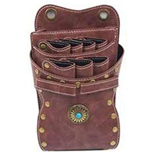 Kapperskapper Haarschaar Holster Pouch Houder Gereedschap for Kappers(Brown)