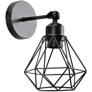 Slaapkamer Verlichting Binnenverlichting Home Room Decor Lamp Vintage Industriële Wandlamp Schaduw Plafondlamp Retro Loft Wandkandelaar Cafe Bar Wandlampen Moderne wandlampen (Color : B)