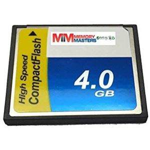 MemoryMasters 4 GB geheugenkaart voor Canon PowerShot S45 Compact Flash CF ()