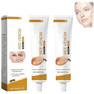 New Bijengift Anti-rimpel crème - Bee Venom anti-aging crème voor vrouwen, vochtinbrengende crème voor gezicht en hals, huidverstevigingscrème & rimpelverwijderingscrème voor alle huidtypes (2)