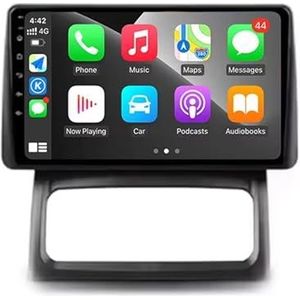 Android autoradio voor Renault Clio 2 BB CB 2001-2012, 9 inch touchscreen autoradio Autoaccessoires met GPS Bluetooth FM RDS HiFi WiFi(F1 1+32G)