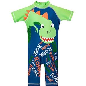 Harry Bear Jongens Badpak Dinosaur Blauw 104