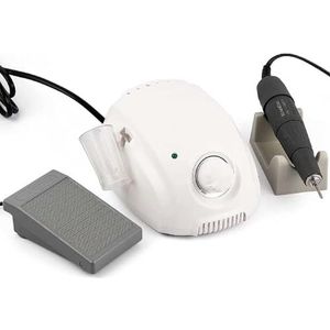 Elektrische Nagelboor, 65w 35000rpm Nagelboor, Manicuremachine, Snelheidsverstelbaar, Micromotor Handschacht, Manicuretool Voor Salon- En Persoonlijk Gebruik