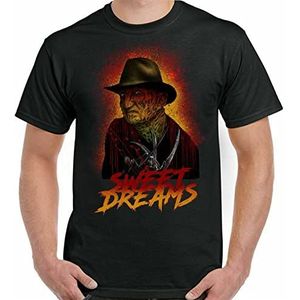 Freddy Krueger T-Shirt Halloween Sweet Dreams Mens Nightmare On Elm Street Movie Colour9 M
