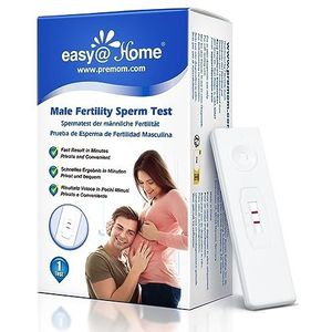 Easy@Home - Mannelijke Vruchtbaarheidstest - Spermatest - Kwaliteitsanalyse - Normaal of Laag Aantal Zaadcellen
