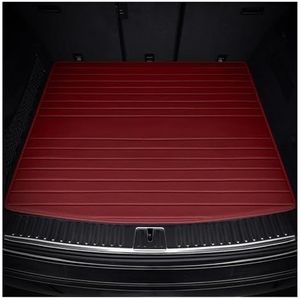 Kofferbakbeschermer Gestreepte 3D Kofferbakmat Voor Caliber 2008 2009 2010 2011 Interieuraccessoires Auto Kofferbakmatten(WIJN ROOD)