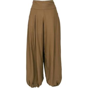 Guru-Shop, Harembroek, Pofbroek, Harembroek, Bruin, Synthetisch, Size:L/XL (42), Harembroek Aladdin-broek