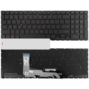 Laptoptoetsenbord voor HP voor Omen 9/10 16-WF 16-XF 16-WD 16-U TPN-C167 C168(Red single backlit)