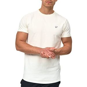 INDICODE Heren Kloge Shirt | T-shirt met ronde hals Marshmellow L
