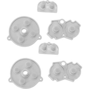OTOTEC 2 Sets Geleidende Rubber Pads Compatibel met Nintendo Game Boy Advance GBA Console Knoppen Controller Contact Knop Pad Vervanging Reparatie Onderdelen Grijs