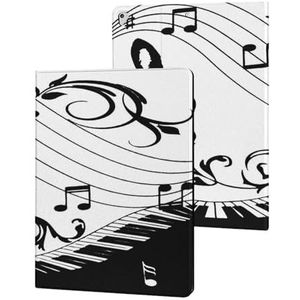 Chic Muziek Piano Toetsenbord Note Case Compatibel Voor iPad Pro 2015/2017 (12.9 inch) Slanke Case Cover Beschermende Tablet Gevallen Stand Cover