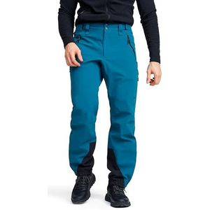 RevolutionRace Cyclone 3L Shell Pants voor Heren, Waterdichte Broek met Recco-reflectoren voor Wandelen, Moroccan Blue, L