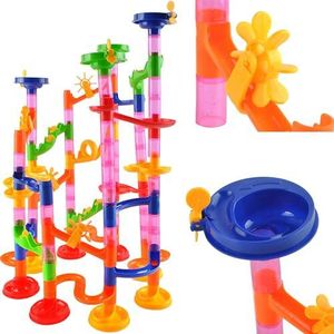 Montessori 23457 Interactieve kbaan met spannende baanelementen, 3D-kbaan voor kinderen vanaf 3 jaar