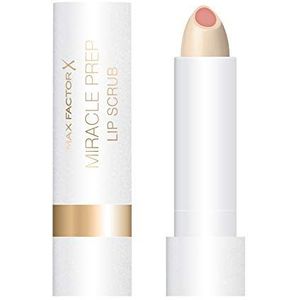 Max Factor Miracle Prep Lip Scrub voor gladde lippen met fijne suikerpeeling, hydraterend en eenvoudig aan te brengen, 1 stuk (1 x 4 g)