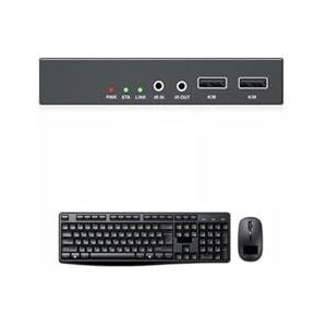 KVM-extender 4K 60Hz over IP met IR RS232 USB-poort Ongecomprimeerde HD 2.0 naar RJ45 Ethernet-zender for PS4 PC TV Uitgebreide compatibiliteit