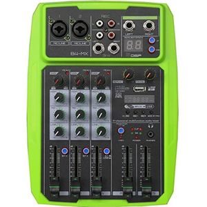 geluidsconsole, Professionele audiomixer, USB Bluetooth Reverb-audioprocessor, ingebouwde 48V-voeding, afspeelfunctie for meerdere audioformaten