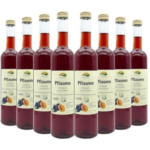 Bleichhof Pruimensap -- 100% direct sap, natuurlijk en veganistisch, zonder toegevoegde suiker, verpakking van 8 (8 x 0,47 l)