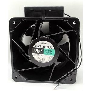 MRS18-DUL 180x90mm Fan - 200V/230V, 0.4A/0.5A Ventilation Fan