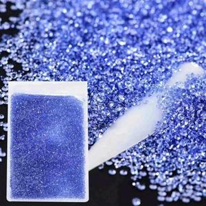 1440 stuks/zak glitter kaviaar nagels strass steentjes fee kristal kralen 3D AB kristal nail art accessoires doe-het-zelf ontwerp manicure-babyblauw
