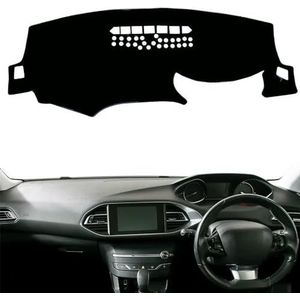 PUCHEN - Auto Dashboard Cover Anti-kras Dash Cover Interieur Dash Covers LHD - geschikt voor Peugeot 308GTI 308 308SW 308GTI 2014 2015 2016 2017 2018 2019 2020