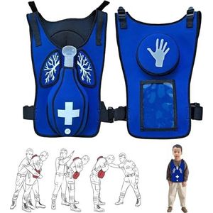anti-verstikkingsapparaat, Simulatietrainingsvest Draagbaar reanimatie-EHBO-trainingsmodel Heimlich EHBO-trainingsvest for lesdemonstraties(Child)