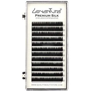 Loventure® Individual Lengths SILK Lashes - D Krul | Professionele Wimperextensions | Eyelash Extensions | Classic Extensions | Russian Volume